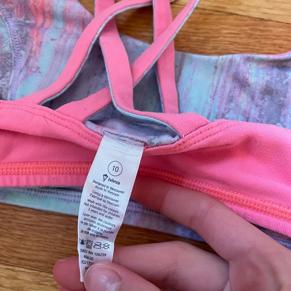 LULULEMON-IVIVVA REVERSABLE SPORTS BRA 2 in 1 - Picture 5 of 5